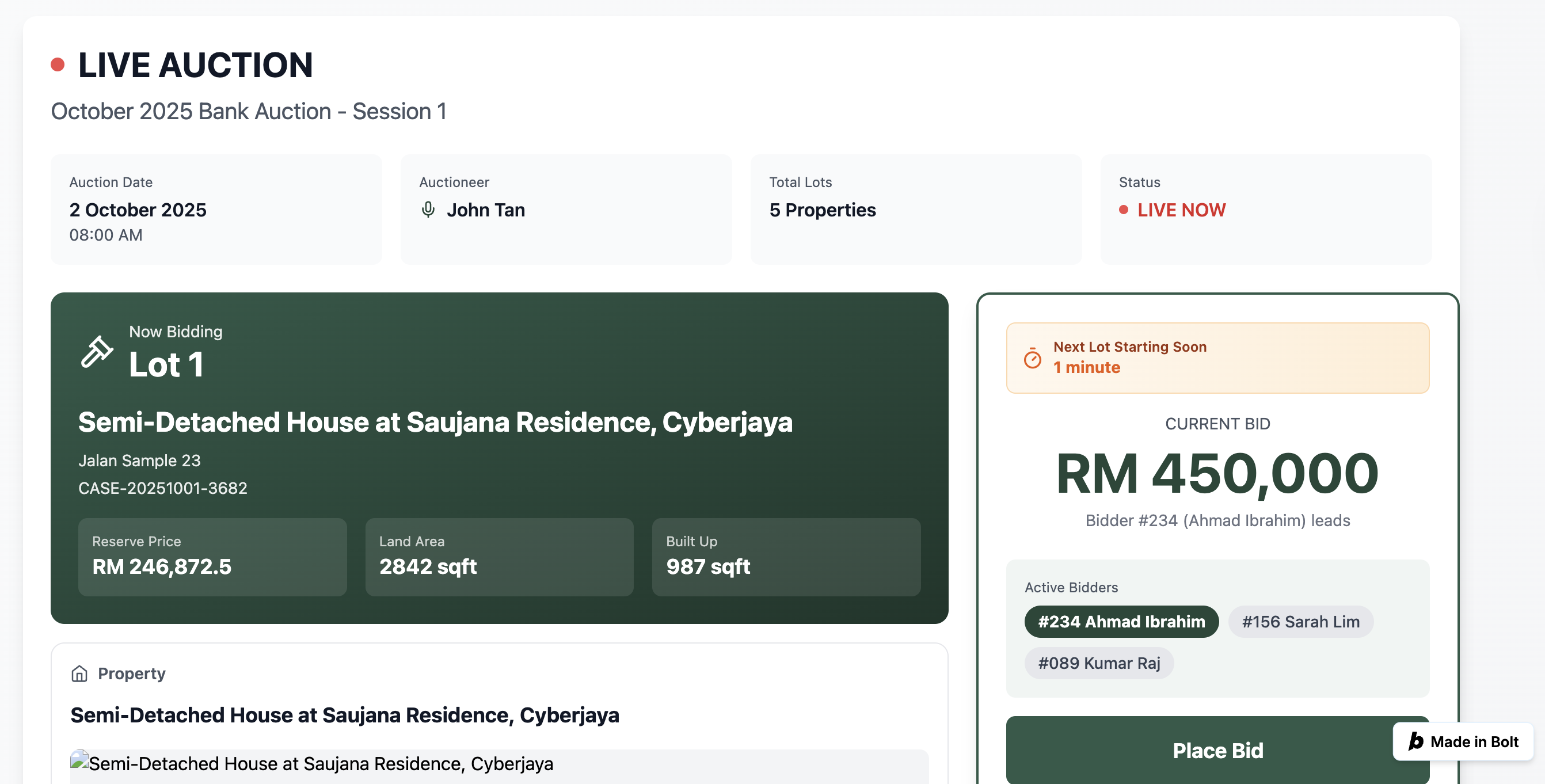 Modular Listing